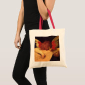 Angel Musician Rosso Fiorentino Christelijk Tote Bag (Voorkant (product))