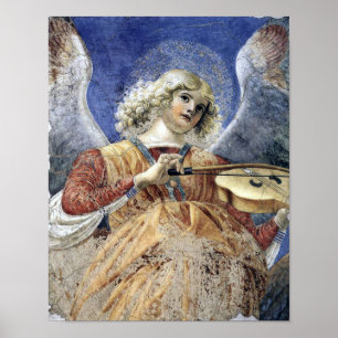 Angel Musician van Melozzo da Forli Poster