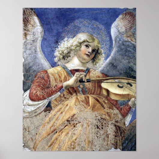 Angel Musician van Melozzo da Forli Poster (Voorkant)