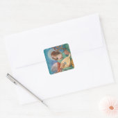 Angel Musician Vierkante Sticker (Envelop)