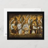 Angel Musicians c1480 Briefkaart (Voorkant / Achterkant)