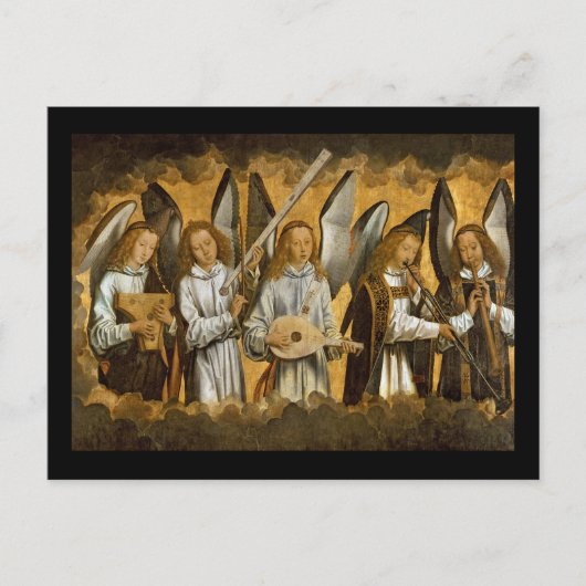 Angel Musicians c1480 Briefkaart (Voorkant)