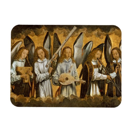 Angel Musicians c1480 Magneet (Horizontaal)