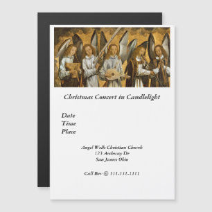 Angel Musicians c1480 Magnetische Uitnodiging