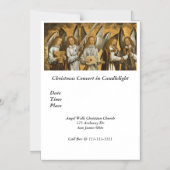 Angel Musicians c1480 Magnetische Uitnodiging (Voorkant)