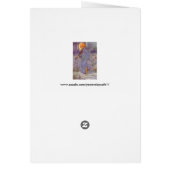 Angel-muzikant die een Violin speelt, muziek (Achterkant)