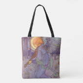 Angel-muzikant die een Violin speelt,  muziek Tote Bag (Achterkant)