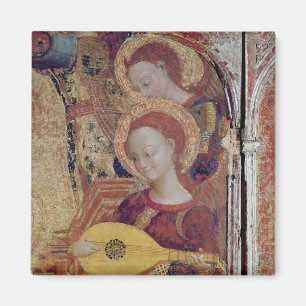 Angel-muzikanten van het schilderen van Virgin en Magneet