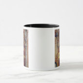 Angel-muzikanten van het schilderen van Virgin en  Mok (Midden)