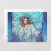 Angel na Rembrandt Van Gogh Fine Art Briefkaart (Voorkant / Achterkant)