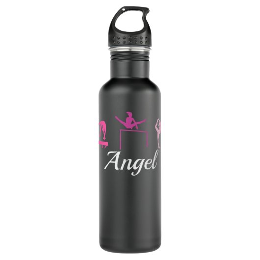 Angel Name Gift Personalized Gymnastics T-Shirt Co Waterfles (Voorkant)