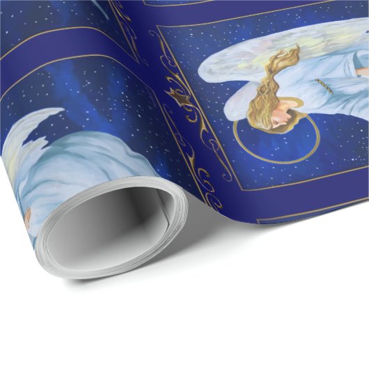 Angel Nocturne Cadeaupapier (Rol Hoek)
