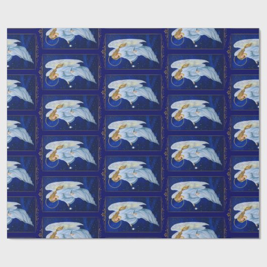 Angel Nocturne Cadeaupapier (Vlak)