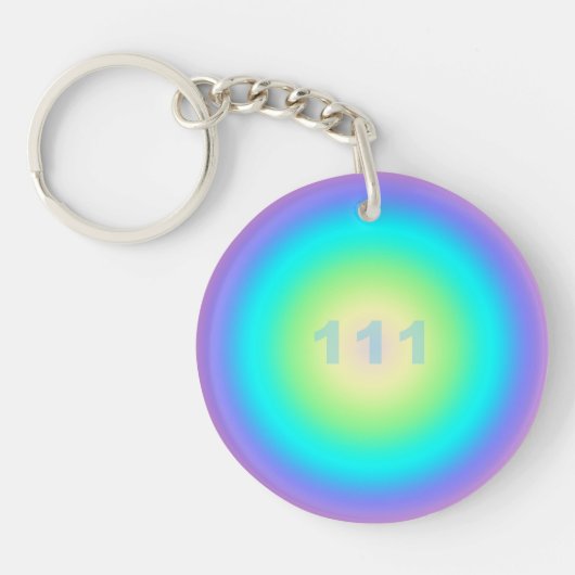 Angel Number 111 - Manifest Sleutelhanger (Voorkant)