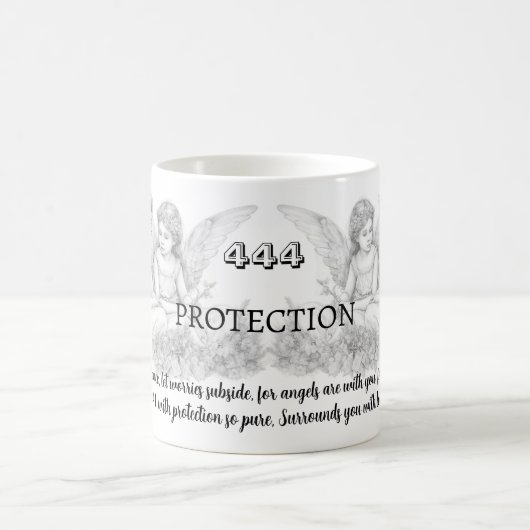 Angel Number 444 - Bescherming - Mok met offerte (Center)