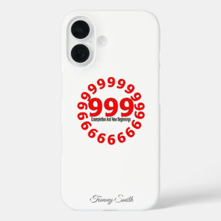 Angel Number 999 Nieuw Begin Spiritueel iPhone 16 Hoesje