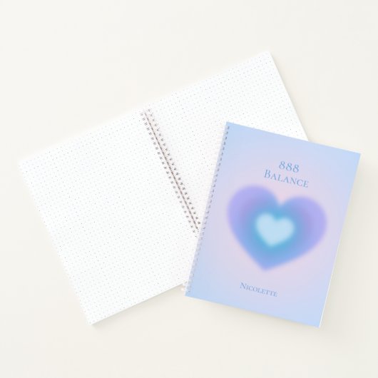 Angel Number Manifestation Gradient Aura Notitieboek (Binnen)