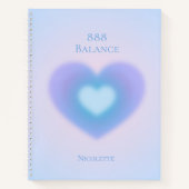 Angel Number Manifestation Gradient Aura Notitieboek (Voorkant)