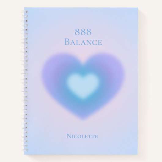 Angel Number Manifestation Gradient Aura Notitieboek (Voorkant)