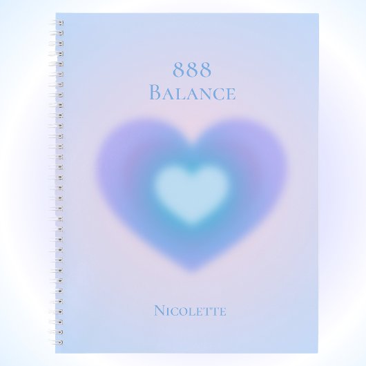 Angel Number Manifestation Gradient Aura Notitieboek