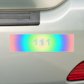 Angel Numbers 111 - Manifest Bumpersticker (Op auto)