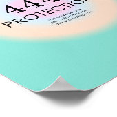 Angel Numbers Numerology 444 Protection Poster (Hoek)