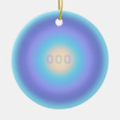 Angel-nummer 000 - Infinite groei & vers begin Keramisch Ornament (Voorkant)