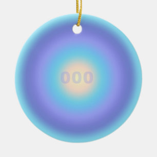 Angel-nummer 000 - Infinite groei & vers begin Keramisch Ornament