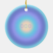 Angel-nummer 000 - Infinite groei & vers begin Keramisch Ornament (Achterkant)