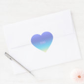 Angel-nummer 000 - nieuwe opportuniteitsverloop hart sticker (Envelop)