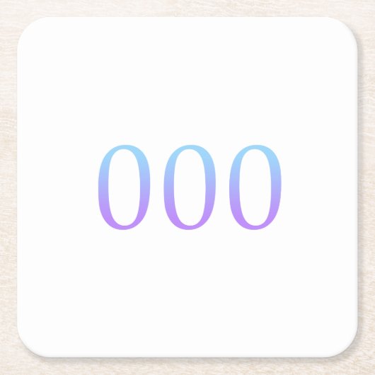 Angel-nummer 000 - Ongevoeligheid Kartonnen Onderzetters (Voorkant)