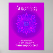 Angel-nummer 333 poster (Voorkant)