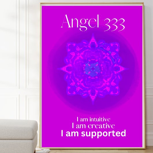 Angel-nummer 333 poster