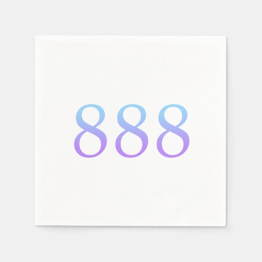 Angel-nummer 888 - Balans Servet (Voorkant)