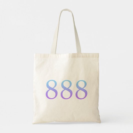 Angel-nummer 888 - Balans Tote Bag (Achterkant)