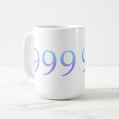 Angel-nummer 999 koffiemok (Voorkant links)