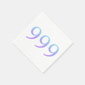 Angel-nummer 999 servet (Hoek)