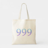 Angel-nummer 999 tote bag (Achterkant)
