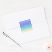 Angel-nummer 999 vierkante sticker (Envelop)