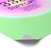 Angel Nummers 333 Betekenis ondersteuning Poster (Hoek)