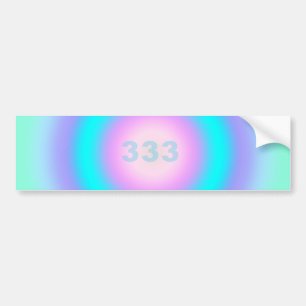 Angel-nummers 333 - Creativiteit en actie Bumpersticker