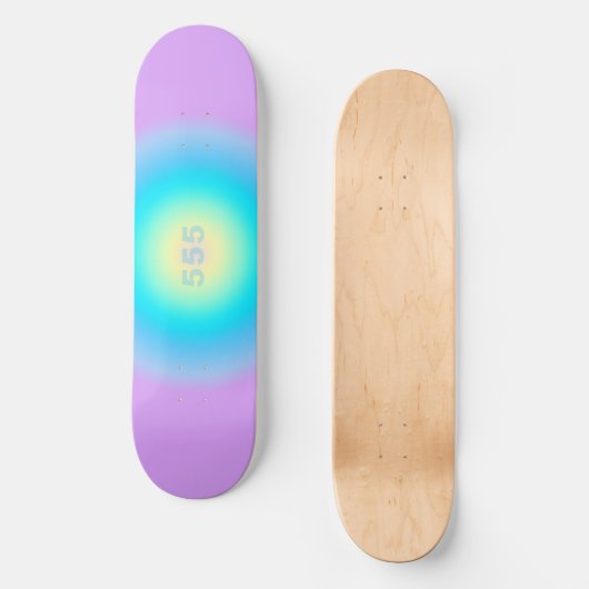 Angel Nummers 555 - Nieuw begin Persoonlijk Skateboard (Voorkant)
