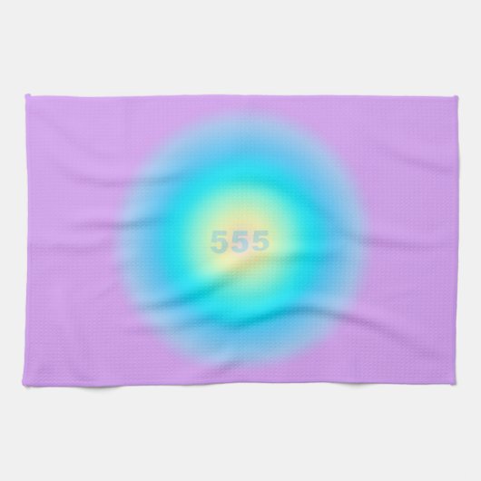 Angel Nummers 555 - Nieuw begin Theedoek (Horizontaal)