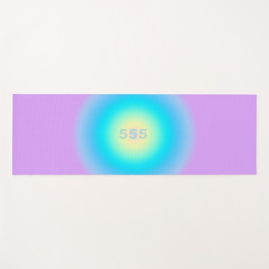 Angel Nummers 555 - Nieuw begin Yogamat (Voorkant (horizontaal))