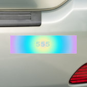 Angel-nummers 555 - Veranderingen aan de horizon Bumpersticker (Op auto)