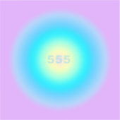 Angel-nummers 555 - Veranderingen aan de horizon Sticker (Voorkant)