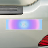 Angel-nummers 666 - Zelfverwezenlijking Bumpersticker (Op auto)