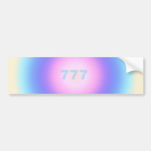 Angel-nummers 777 - Good Fortune Bumpersticker