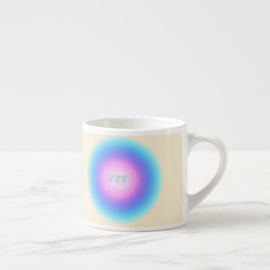 Angel-nummers 777 - Good Fortune Espresso Kop (Rechts)