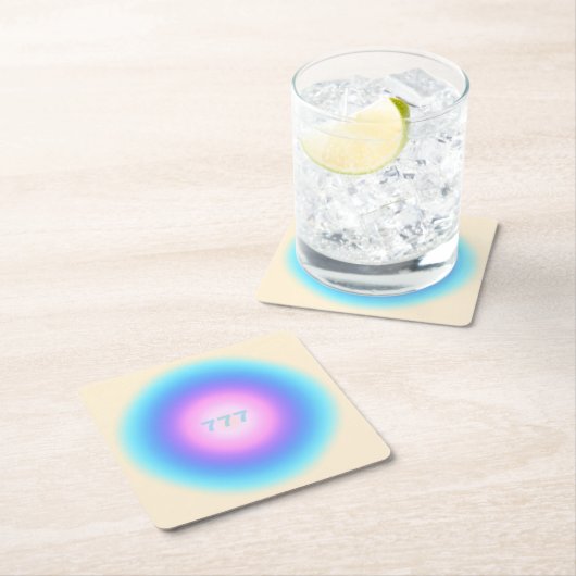 Angel-nummers 777 - Good Fortune Kartonnen Onderzetters (Insitu)